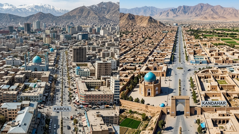 comparatif kaboul kandahar
